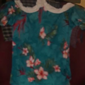 Short sleeve off the shoulder shirt